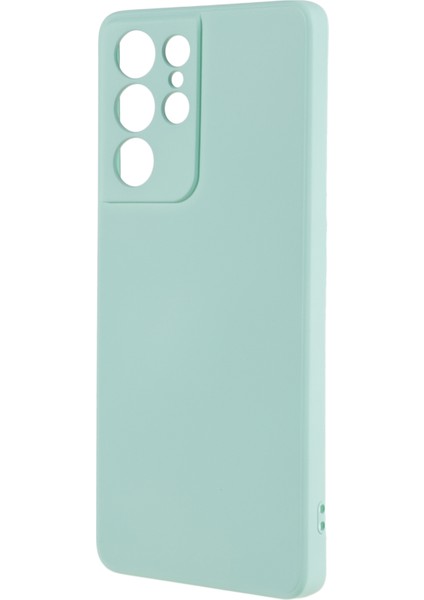 Samsung Galaxy S21 Ultra 5g Tpu Telefon Kılıfı Fiber Astarlı Ka Cep Telefonu Kılıfı-Açık Yeşil (Yurt Dışından) modelleri