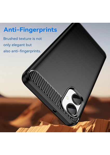 Samsung Galaxy A06 5g Kılıf Koruyucu Telefon Kılıfı Karbon Fiber Doku Fırçalanmış-Siyah (Yurt Dışından) indirimleri