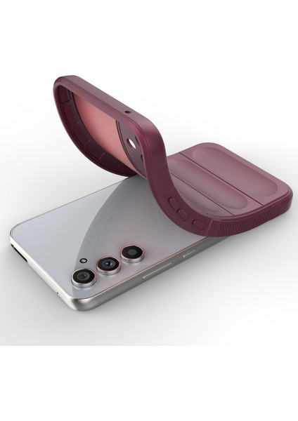 Samsung Galaxy A54 5g Sağlam Arka Düşmeye Dayanıklı Cep Telefonu Kılıfı Esnek Tpu Koruyucu Kılıf-Şarap Kırmızısı (Yurt Dışından) fiyatları