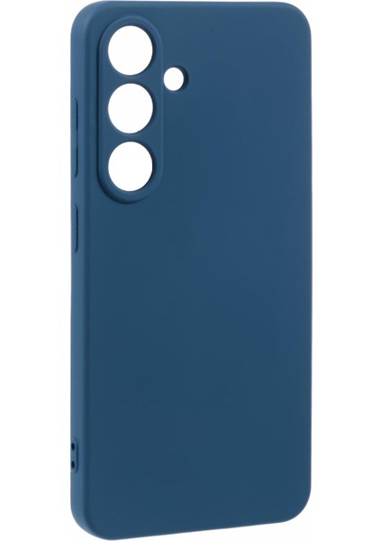 Samsung Galaxy S25 Kılıf Tpu Arka Yumuşak Çizilmez Fiber Astar Telefon Kılıfı-Safir (Yurt Dışından) modelleri