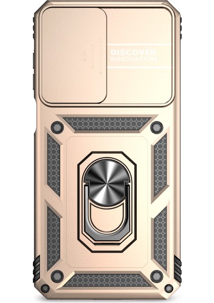 Samsung Galaxy A16 5G/A16 4g Kılıf Pc+Tpu Telefon Kılıfı Lens Ultimate Koruma Ayaklığı-Altın (Yurt Dışından) fiyatları