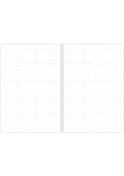 A5 Noktalı Bullet Journal Defter – Keten Kapaklı, Kuala Tasarım, Günlük ve Planlama İçin