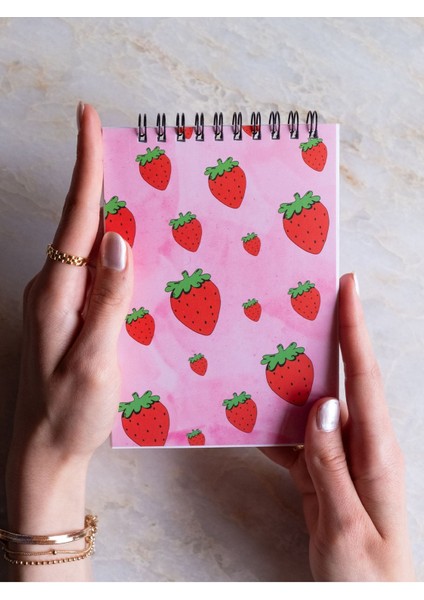 5'li Kırmızı Çizgisiz Defter Seti 10.5 x 14.9 cm – Taşınabilir, Şık ve Günlük Kullanıma Uygun