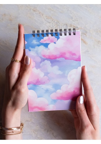 5'li Kırmızı Çizgisiz Defter Seti 10.5 x 14.9 cm – Taşınabilir, Şık ve Günlük Kullanıma Uygun