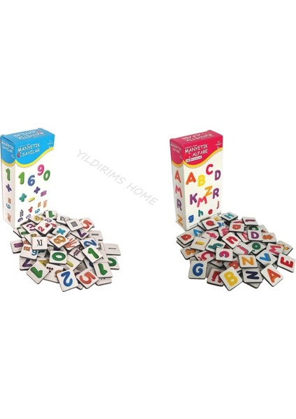 Manyetik Çift Taraflı Ahşap Yazı Tahtası 50x42 cm, 126 Parça Harf-Rakam Seti, Silgi ve Kapaklı Kalem, Beyaz-Siyah fiyatları