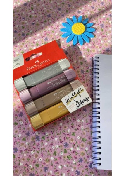 Metalik Fosforlu Kalem Seti 4'lü – 1-2-5 mm Uç, Glorious Red, Precious Green, Magnificent Blue, Shimmering Violet indirimleri