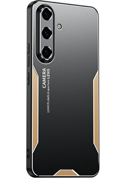 Samsung Galaxy A26 5g Telefon Kılıfı Alüminyum Alaşımlı Tpu Pc Arka Kapak-Altın (Yurt Dışından)