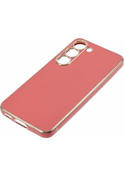 Samsung Galaxy S23 Için Çizilmez Tpu Telefon Kılıfı Elektrokaplama 6d Parlak Cep Telefonu Arka Kapağı-Kırmızı (Yurt Dışından) fırsatları