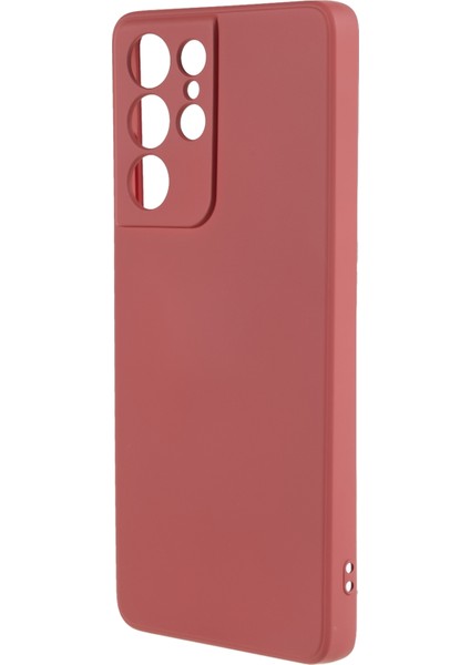 Samsung Galaxy S21 Ultra 5g Tpu Telefon Kılıfı Fiber Astarlı Ka Cep Telefonu Kılıfı-Alıç Kırmızısı (Yurt Dışından) modelleri