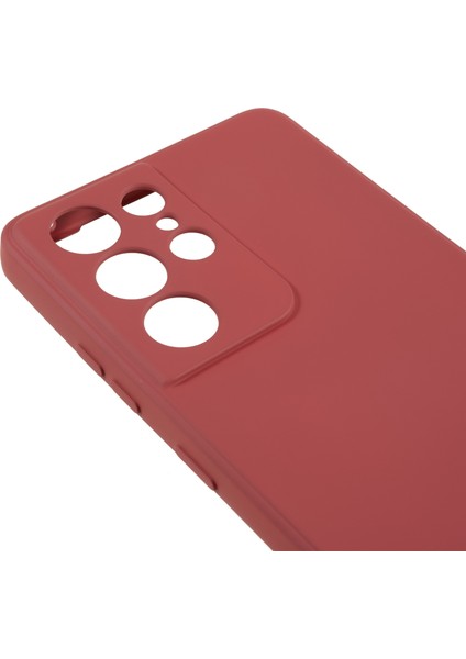 Samsung Galaxy S21 Ultra 5g Tpu Telefon Kılıfı Fiber Astarlı Ka Cep Telefonu Kılıfı-Alıç Kırmızısı (Yurt Dışından) indirimleri