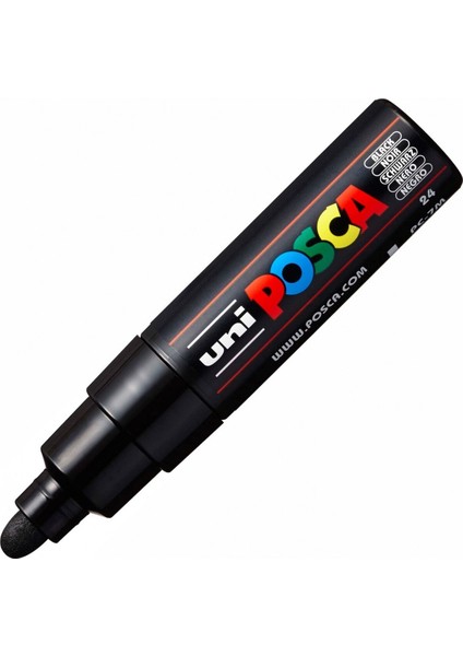 PC-7M 4,5-5,5 mm Siyah Keçeli Marker – Geniş Uçlu, Su Bazlı, Çok Yüzeyde Kalıcı ve Canlı Renk fiyatları