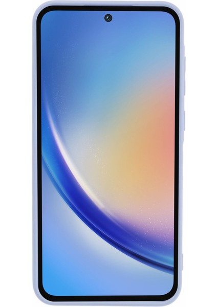 Samsung Galaxy A55 5g Telefon Kılıfı Tpu Darbeye Dayanıklı Yumuşak Elyaf Astarlı Kapak-Açık Mor (Yurt Dışından) fiyatları