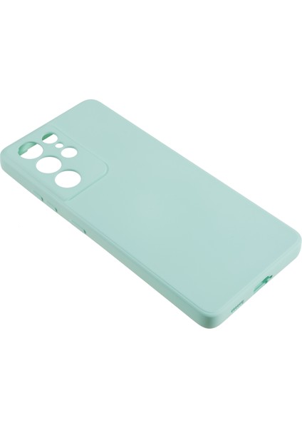 Samsung Galaxy S21 Ultra 5g Tpu Telefon Kılıfı Fiber Astarlı Ka Cep Telefonu Kılıfı-Açık Yeşil (Yurt Dışından) fırsatları