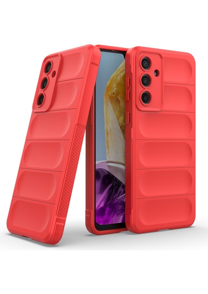 Samsung Galaxy M55 5G/C55 5G/F55 5g Için Cep Telefonu Koruyucu, Darbeye Dayanıklı Tpu Arka Kılıf-Kırmızı (Yurt Dışından) indirimleri