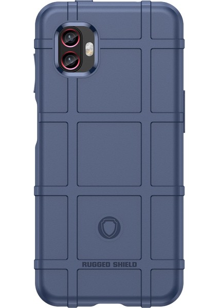 Samsung Galaxy Xcover6 Pro 5g/xcover Pro 2 5g Sağlam Kare Izgara Koruyucu Kılıf Kalınlaştırılmış Tpu Darbeye Dayanıklı Telefon Kabuğu-Mavi (Yurt Dışından) fiyatları