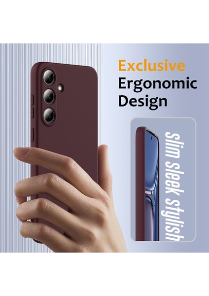 Samsung Galaxy S25+ Kılıf Magsafe Sıvı Silikon Telefon Kılıfı ile Uyumlu Kordonlu-Şarap Kırmızısı (Yurt Dışından) indirimleri