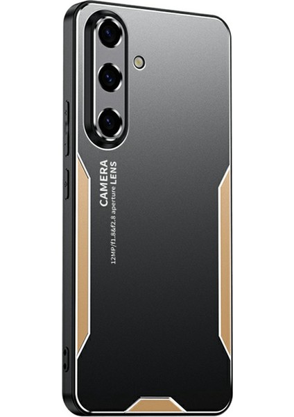 Samsung Galaxy A16 4g/5g Telefon Kılıfı Alüminyum Alaşımlı Tpu Pc Arka Kapak-Altın (Yurt Dışından)