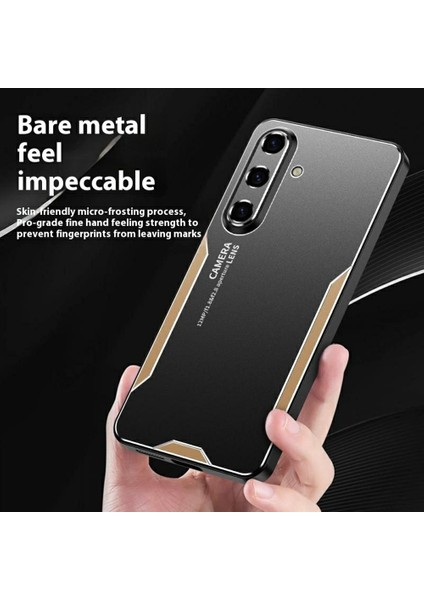 Samsung Galaxy A16 4g/5g Telefon Kılıfı Alüminyum Alaşımlı Tpu Pc Arka Kapak-Altın (Yurt Dışından) modelleri