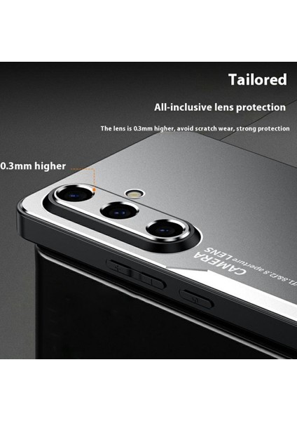 Samsung Galaxy A16 4g/5g Telefon Kılıfı Alüminyum Alaşımlı Tpu Pc Arka Kapak-Altın (Yurt Dışından) indirimleri