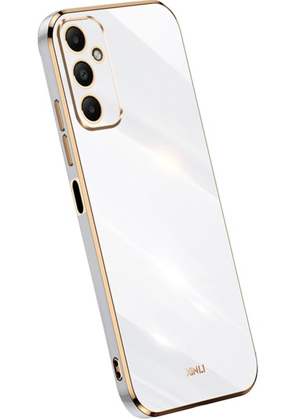 Xınlı Samsung Galaxy A05S 4g Kapak Galvanik Düşmeye Dayanıklı Tpu Telefon Kılıfı-Beyaz (Yurt Dışından)