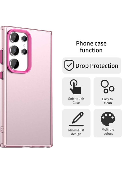 Samsung Galaxy S24 Ultra Kılıf Pc+Tpu+Pet Mat Anti-Düşme Telefon Arka Kapağı-Kırmızı (Yurt Dışından) fırsatları