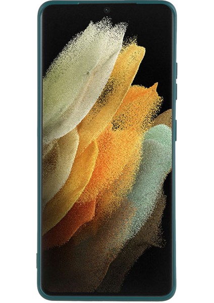Samsung Galaxy S21 Ultra 5g Tpu Telefon Kılıfı Fiber Astarlı Ka Cep Telefonu Kılıfı-Ordu Yeşili (Yurt Dışından) fiyatları