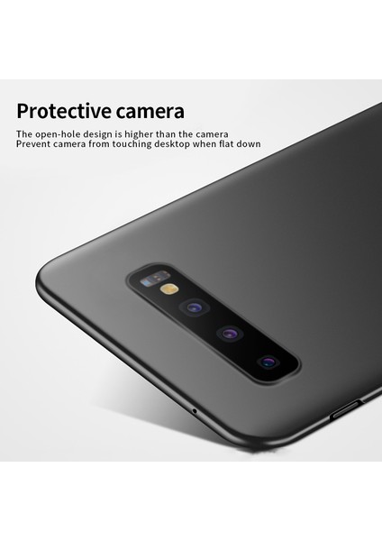 Mofı Shield Ultra Ince Buzlu Plastik Koruyucu Telefon Kılıfı Samsung Galaxy S10-SIYAH (Yurt Dışından) modelleri