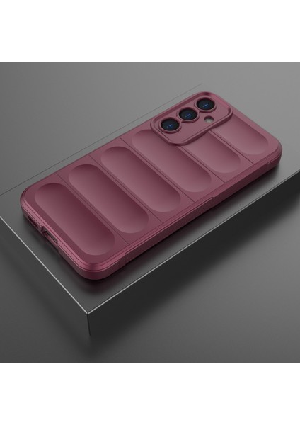 Samsung Galaxy S23 Fe Için Sağlam Tpu Kabuk, Kaymaz Düşme Korumalı Telefon Kılıfı-Şarap Kırmızısı (Yurt Dışından) indirimleri