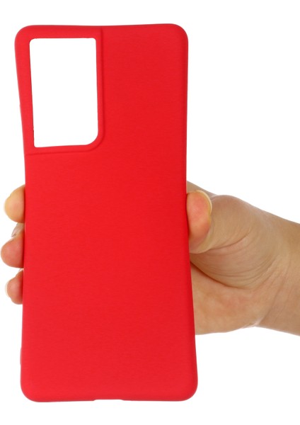 Samsung Galaxy S21 Ultra 5g Darbeye Dayanıklı Yumuşak Sıvı Silikon Kapak Cep Telefonu Kabuk Koruma Kılıfı-Kırmızı (Yurt Dışından) indirimleri