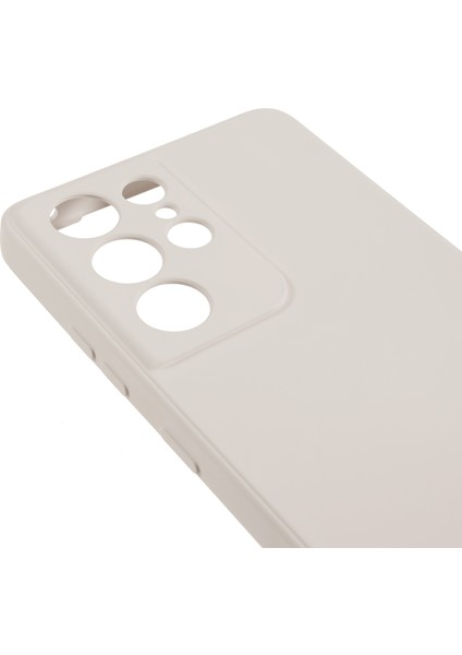 Samsung Galaxy S21 Ultra 5g Tpu Telefon Kılıfı Fiber Astarlı Ka Cep Telefonu Kılıfı-Beyaz (Yurt Dışından) indirimleri