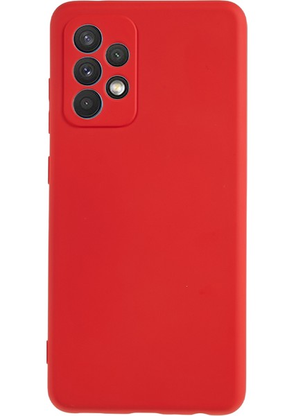 Samsung Galaxy A32 5G/M32 5g Ka Telefon Kılıfı Fiber Astar Çizilmeye Dayanıklı Tpu Arka Kapak-Kırmızı (Yurt Dışından)