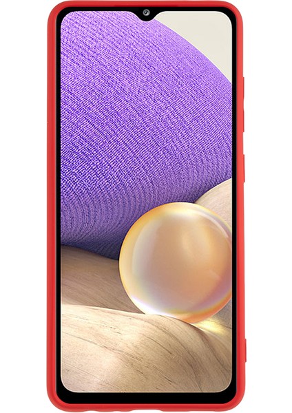 Samsung Galaxy A32 5G/M32 5g Ka Telefon Kılıfı Fiber Astar Çizilmeye Dayanıklı Tpu Arka Kapak-Kırmızı (Yurt Dışından) fiyatları