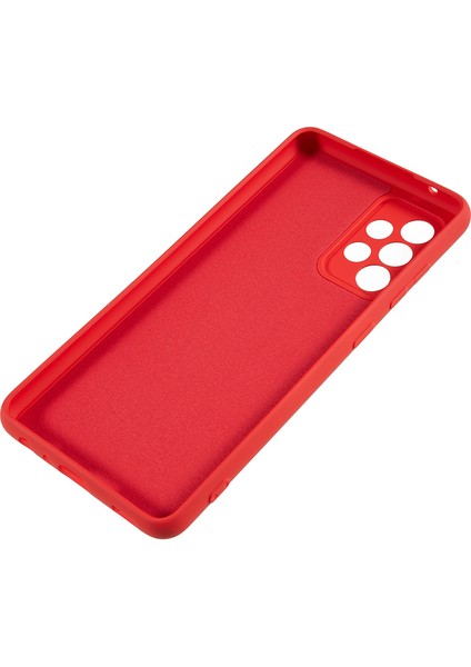 Samsung Galaxy A32 5G/M32 5g Ka Telefon Kılıfı Fiber Astar Çizilmeye Dayanıklı Tpu Arka Kapak-Kırmızı (Yurt Dışından) indirimleri