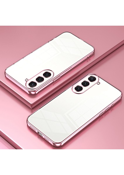 Samsung Galaxy S23 Kılıf Elektrokaplama Darbeye Dayanıklı Tpu Telefon Kılıfı-Pembe (Yurt Dışından) fiyatları