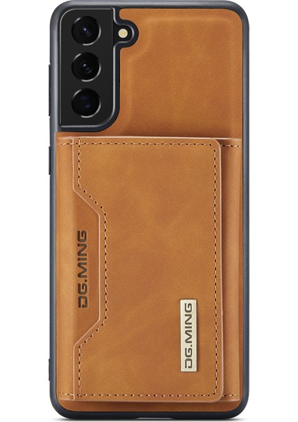 Dg.mıng M2 Serisi Samsung Galaxy S22 5g Manyetik 2'si 1 Arada Cüzdan Darbeye Dayanıklı Telefon Kılıfı Kablosuz Şarjı Kabuk-Kahverengi (Yurt Dışından) fiyatları