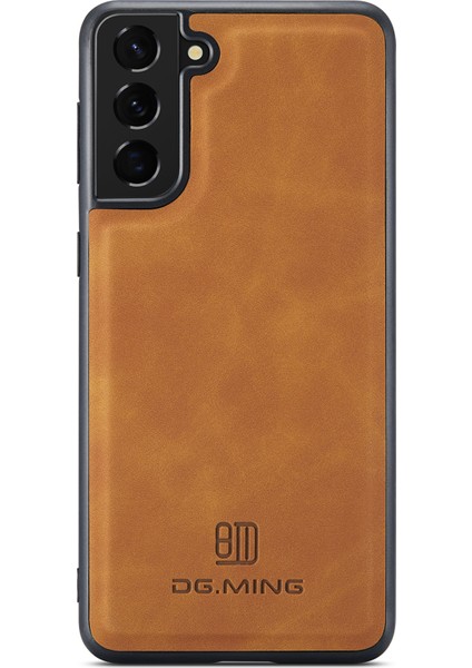 Dg.mıng M2 Serisi Samsung Galaxy S22 5g Manyetik 2'si 1 Arada Cüzdan Darbeye Dayanıklı Telefon Kılıfı Kablosuz Şarjı Kabuk-Kahverengi (Yurt Dışından) modelleri