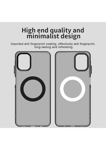 Samsung Galaxy A06 5g Kılıfı Magsafe Anti Drop Hibrit Telefon Arka Kapağı ile Uyumlu-Siyah (Yurt Dışından) modelleri