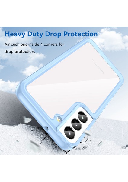 Samsung Galaxy S23+TPU Tampon Akrilik Arka Kapak Düşmeye Karşı Cep Telefonu Kılıfı Koruyucu-Bebek Mavisi (Yurt Dışından) modelleri