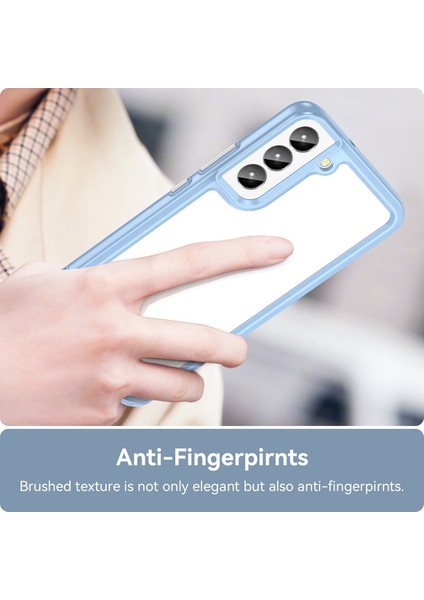 Samsung Galaxy S23+TPU Tampon Akrilik Arka Kapak Düşmeye Karşı Cep Telefonu Kılıfı Koruyucu-Bebek Mavisi (Yurt Dışından) indirimleri