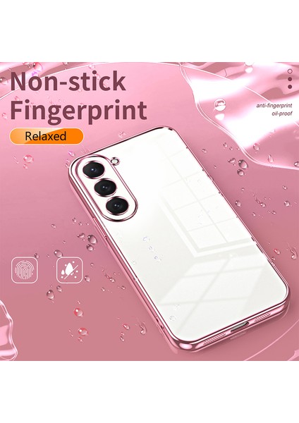 Samsung Galaxy S23 Kılıf Elektrokaplama Darbeye Dayanıklı Tpu Telefon Kılıfı-Gümüş (Yurt Dışından) fırsatları