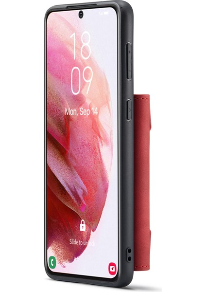 Dg.mıng M2 Serisi Samsung Galaxy S22 5g Manyetik 2'si 1 Arada Cüzdan Darbeye Dayanıklı Telefon Kılıfı Kablosuz Şarjı Kabuk-Kırmızı (Yurt Dışından) fırsatları