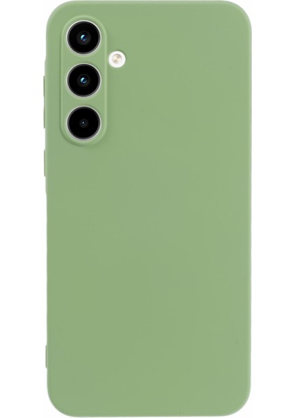 Samsung Galaxy A55 5g Telefon Kılıfı Tpu Darbeye Dayanıklı Yumuşak Elyaf Astarlı Kılıf-Matcha Yeşili (Yurt Dışından)