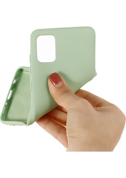 Sıvı Silikon Sevimli Telefon Kılıfı Samsung Galaxy A71 5g SM-A716-YEŞIL (Yurt Dışından) fırsatları
