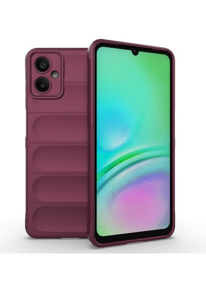 Samsung Galaxy A06 5g Kılıf Düşmeye Karşı Yumuşak Tpu Sağlam Telefon Arka Kapağı-Şarap Kırmızısı (Yurt Dışından)