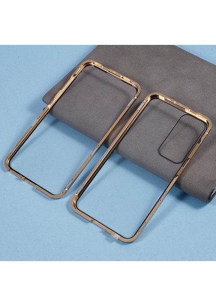 Samsung Galaxy S25+KILIF Manyetik Tam Koruma Şeffaf Telefon Kılıfı-Altın (Yurt Dışından) indirimleri