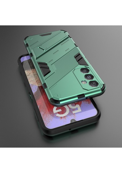 Samsung Galaxy F34 5G/M34 5g Düşmeye Karşı Dayanıklı Telefon Kılıfı Pc+Tpu Arka Kapak ve Ayaklık-Yeşil (Yurt Dışından) indirimleri