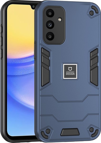 Samsung Galaxy A15 5g Telefon Kılıfı Düşme Koruması Çift Katmanlı Pc+Tpu-Lacivert (Yurt Dışından)