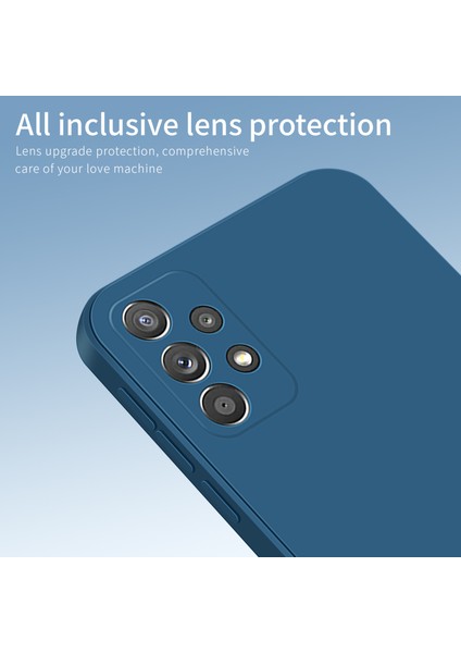 Pınwuyo Yumuşak Silikon Ince Uyumlu Darbeye Dayanıklı Koruyucu Hassas Kesik Telefon Kılıfı Samsung Galaxy A52 5G/4G/A52S 5g-Mavi (Yurt Dışından) modelleri