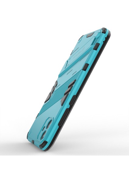 Samsung Galaxy A04E 4G/F04 4G/M04 4g Darbeye Dayanıklı Kickstand Kılıf Yumuşak Tpu Sert Pc Düşmeye Karşı Koruyucu Telefon Kılıfı-Bebek Mavisi (Yurt Dışından) fırsatları