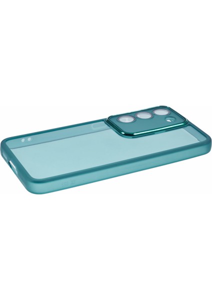 Dksm Serisi Samsung Galaxy S23+KILIF Elektrokaplamalı Kamera Çerçevesi Tpu Telefon Kılıfı-Şeffaf Ordu Yeşili (Yurt Dışından) fırsatları